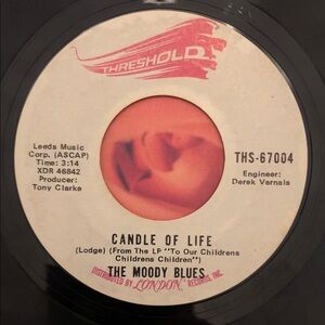 The Moody Blues Question/Candle Of Life 45 RPM Vinyl Record ‘70